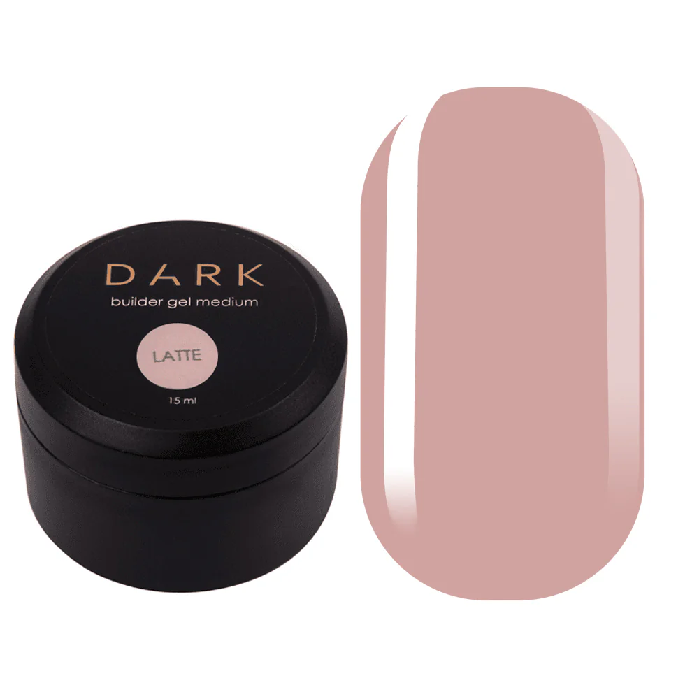 DARK Medium Gel Latte, 15 мл, без пензля