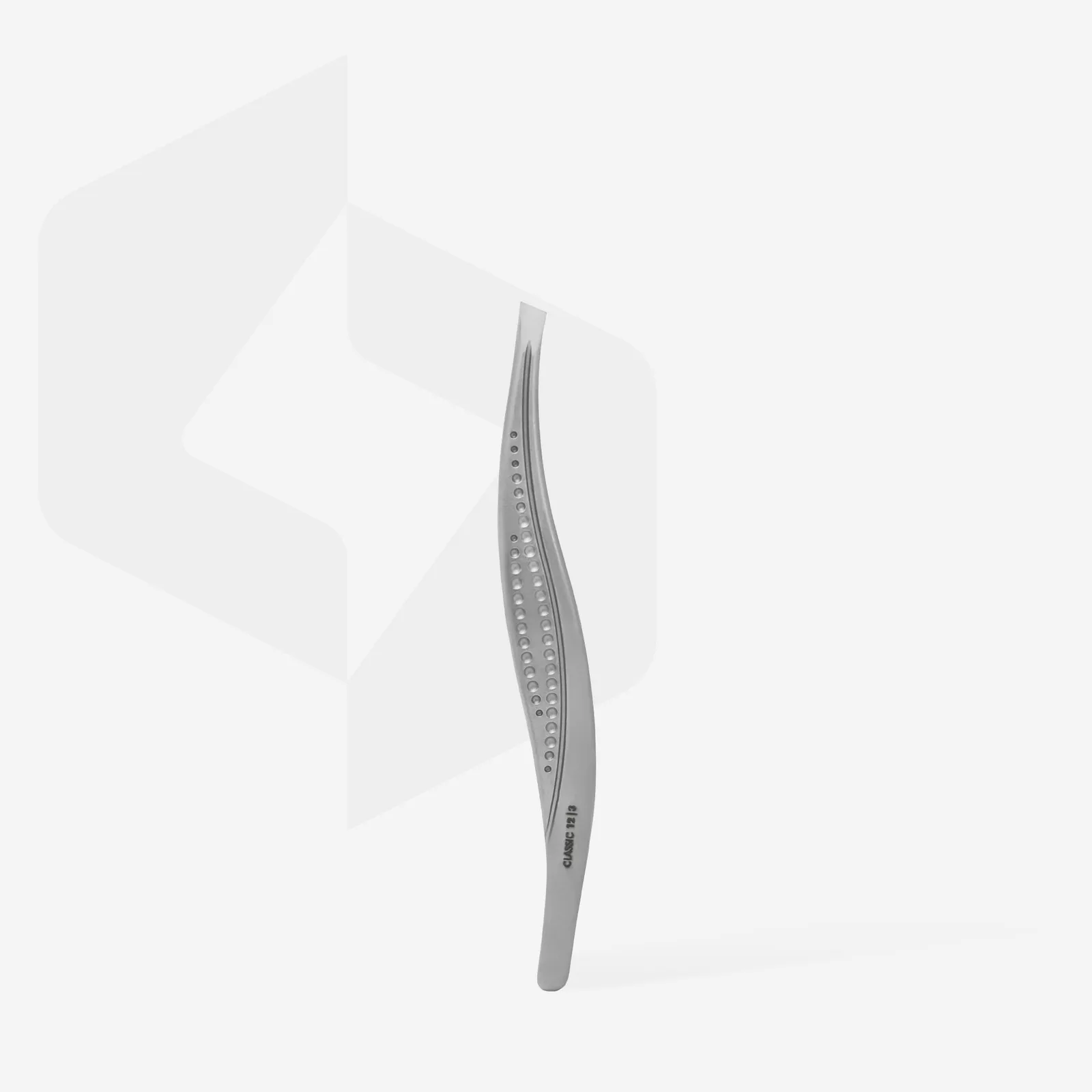 Staleks Пинцет для бровей CLASSIC 12 TYPE 3 (широкие скошенные кромки)