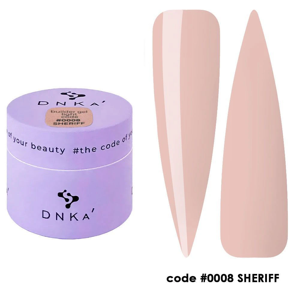 Гель DNKa Builder gel Light №008 Sheriff, 15 мл