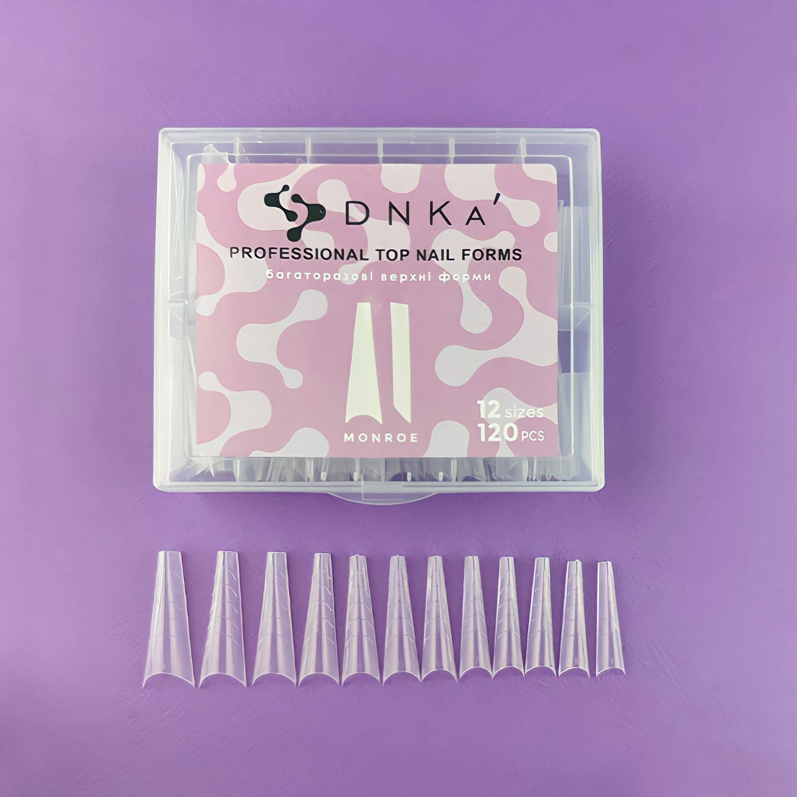 Верхні форми DNKa Top Nail Forms Monroe, 120 шт