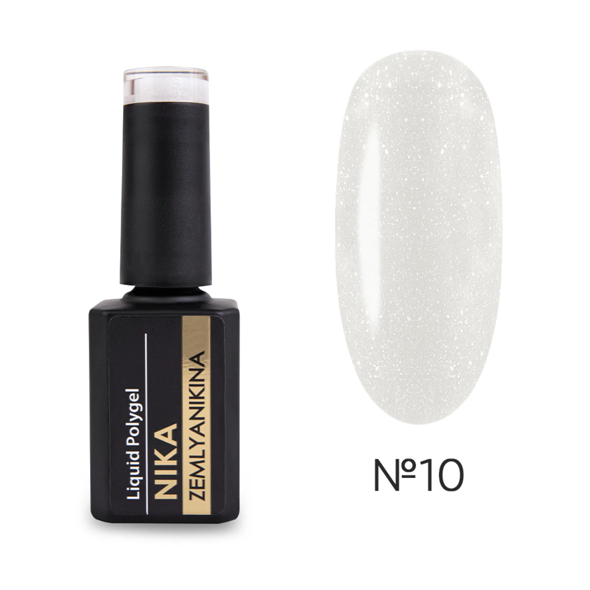 Рідкий акригель Liquid Polygel Nika Zemlyanikina №10, 15 мл