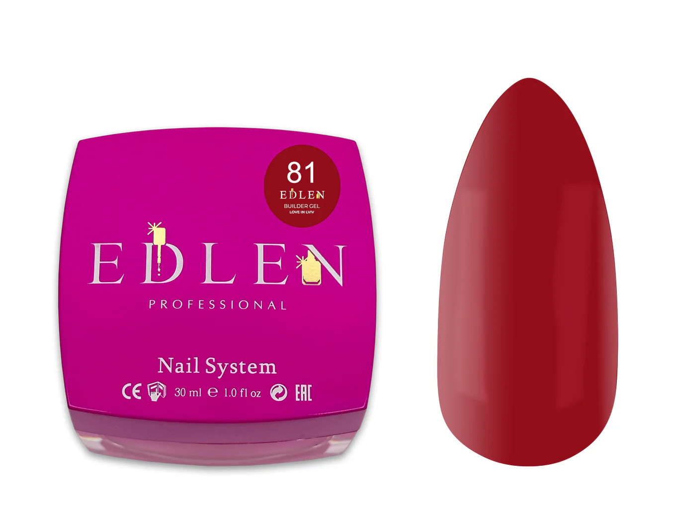 Edlen Builder Gel Lviv №81, 30 мл