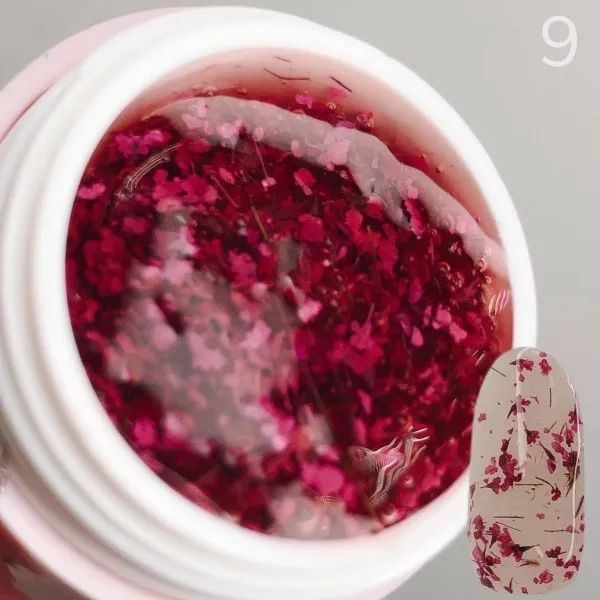 Гель SAGA Professional Flower Gel 9, 5 мл
