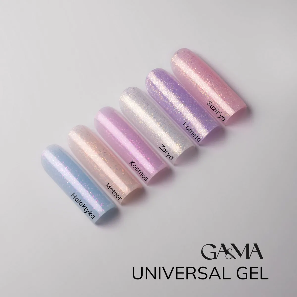Жидкий гель GÉMELY ex GA&MA Universal gel Halaktyka, 15 мл