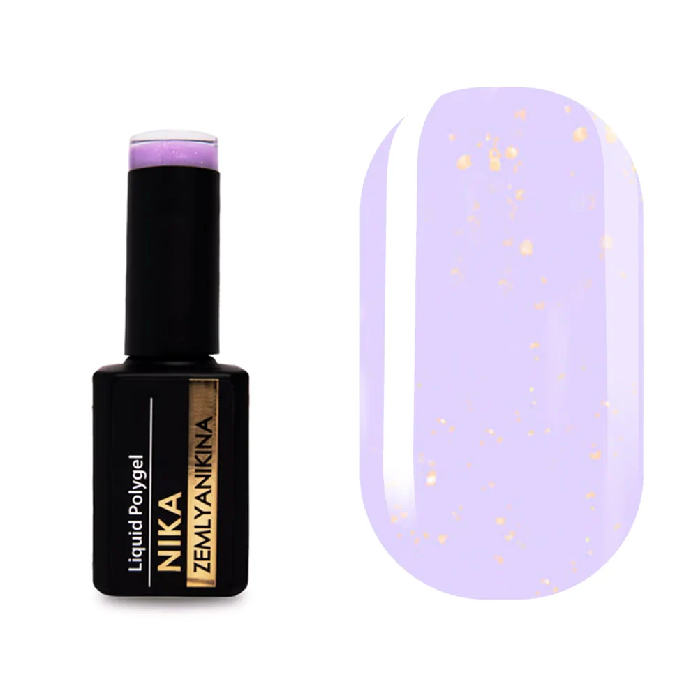 Рідкий акригель Liquid Polygel Nika Zemlyanikina Violet Opal, 15 мл