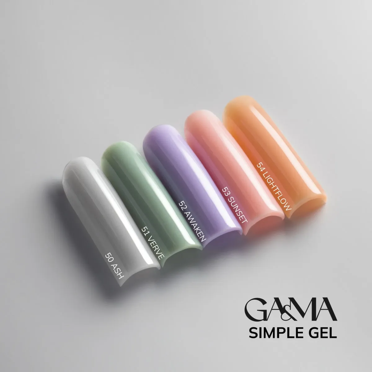 Гель GÉMELY ex GA&MA Simple gel №52 Awaken, 15 мл