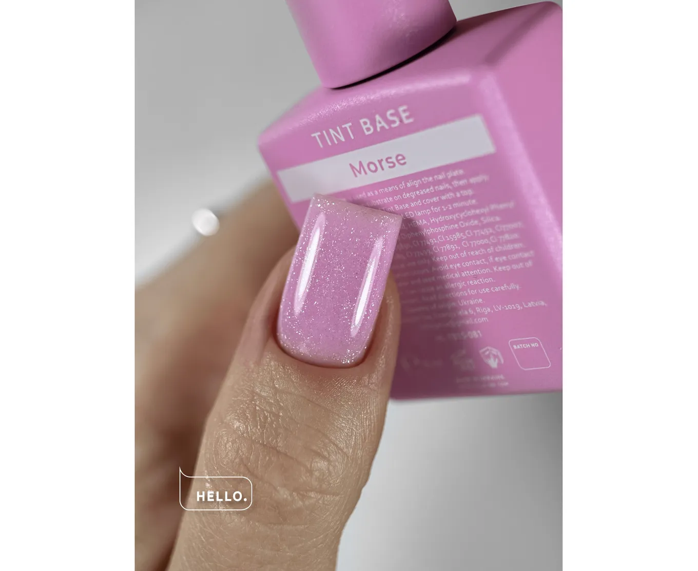 Оттеночная база HELLO TINT BASE MORSE, 15 мл
