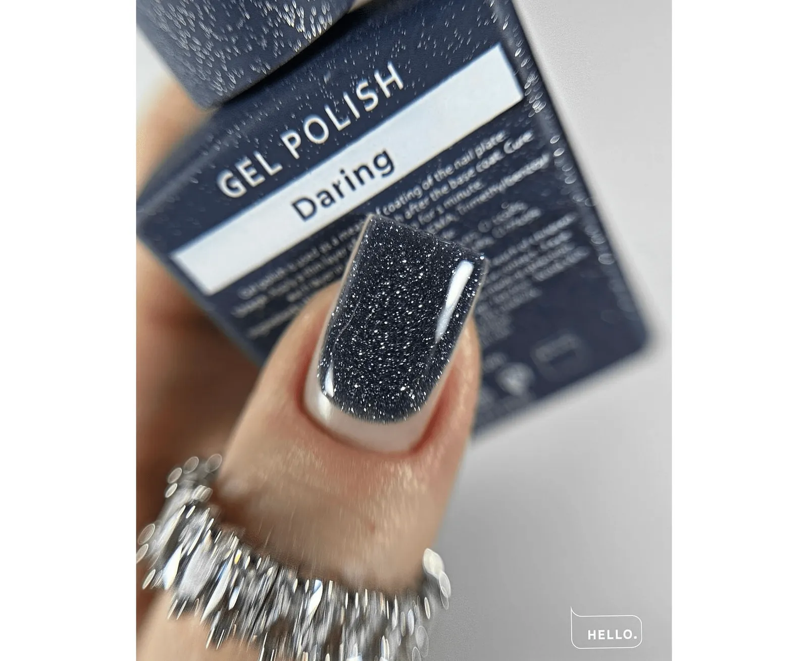Гель-лак HELLO Reflective gel polish, Daring, 15 мл