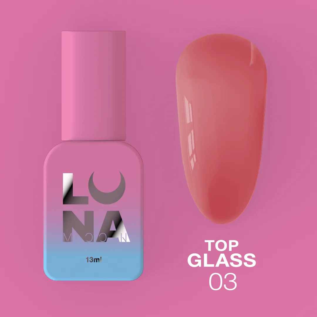 Топ для гель-лаку LUNA Glass №3, 13 мл