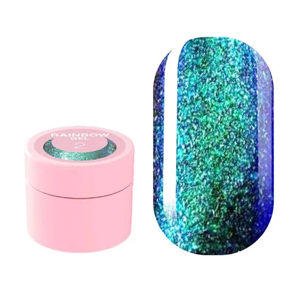 Гель-гліттер LUNA Rainbow Gel №2, 5 мл