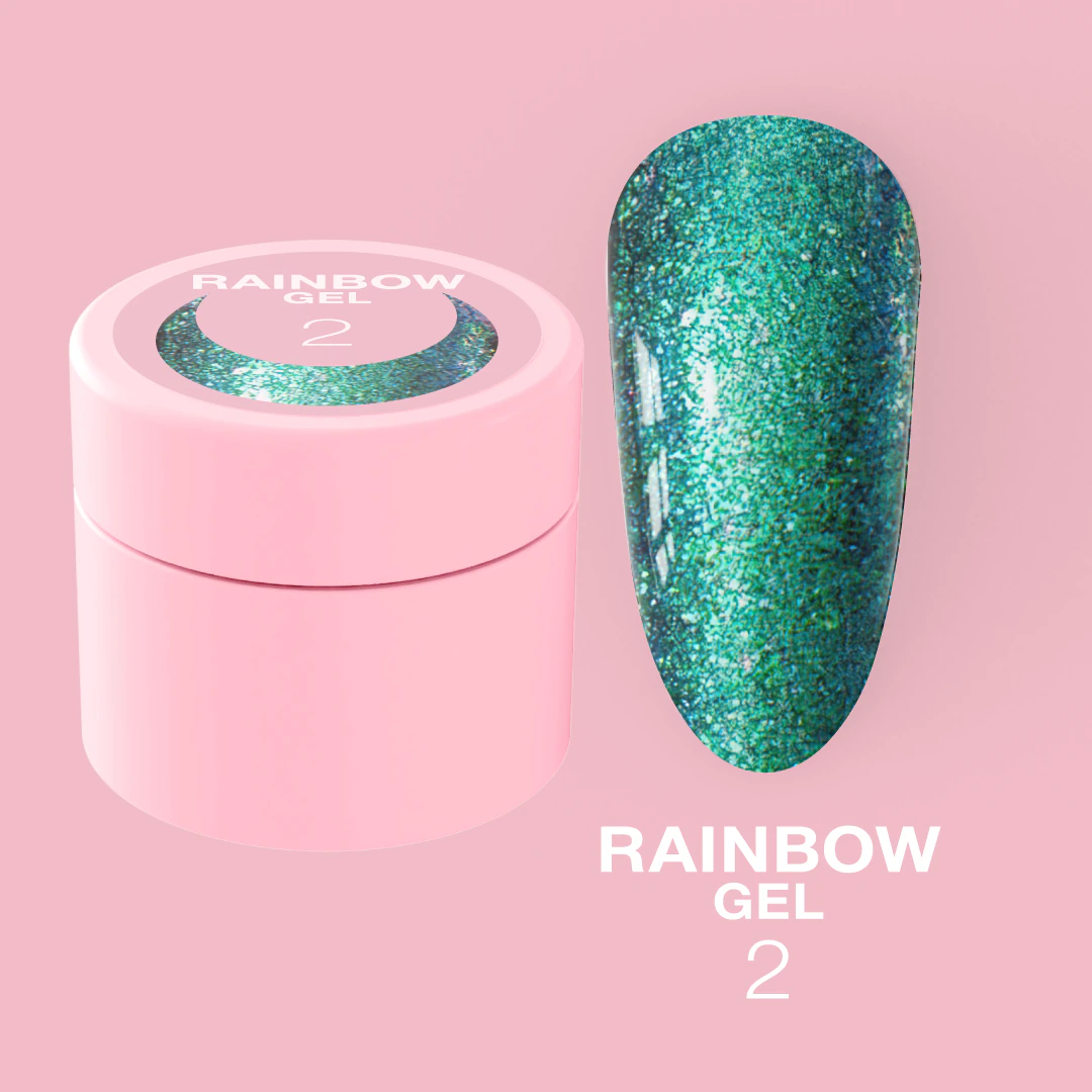 Гель-гліттер LUNA Rainbow Gel №2, 5 мл