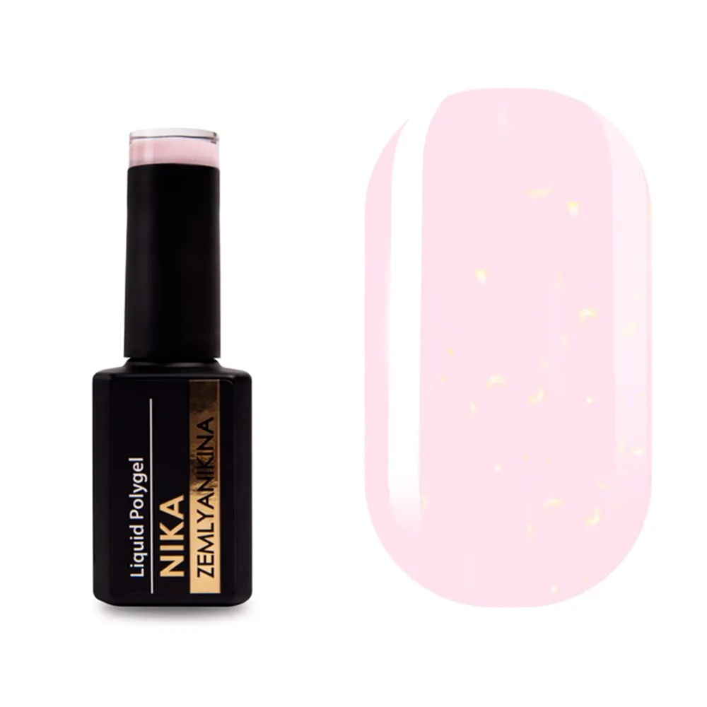Рідкий акригель Liquid Polygel Nika Zemlyanikina Pink Opal, 15 мл