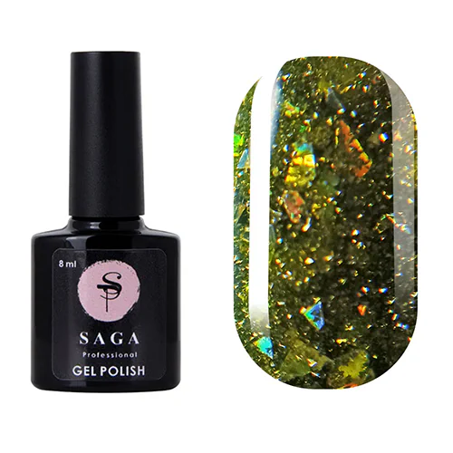 Гель-лак Saga Professional Fiery gel № 35 світловідбиваючий, 9 мл
