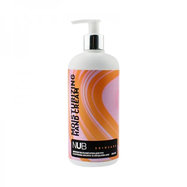 Крем для рук NUB зволожуючий Hand Cream Moisturizing, мигдаль, 500 мл