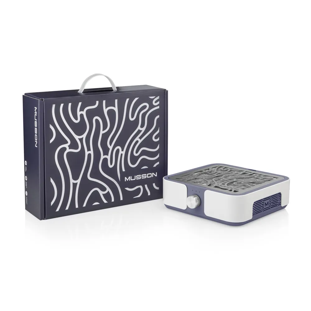 Вытяжка для маникюра и педикюра MUSSON X2 Graphite на 72W