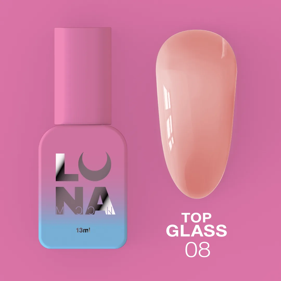 Топ для гель-лаку LUNA Glass №8, 13 мл