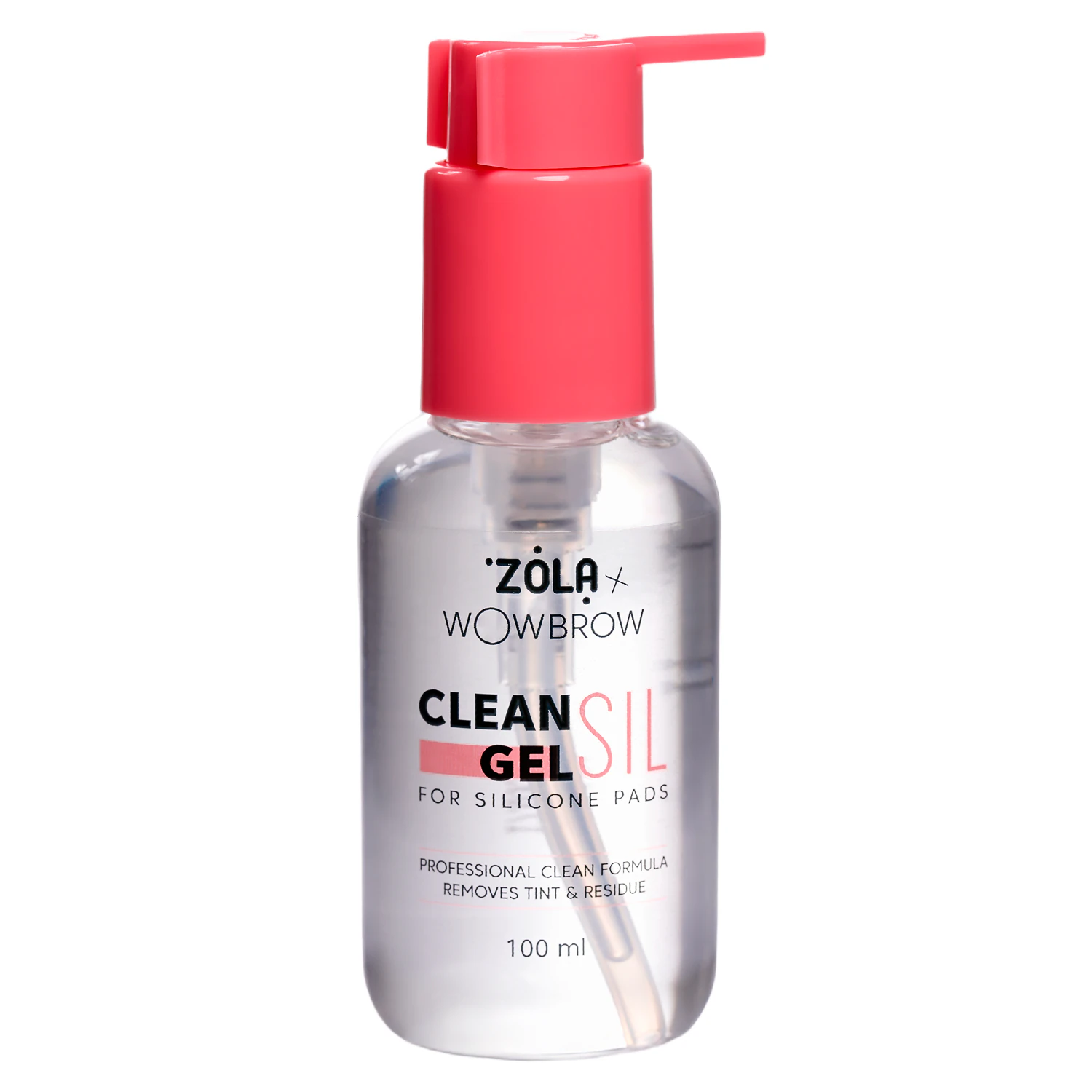 ZOLA x WowBrow Засіб для очищення валиків для ламінації вій CLEAN SIL GEL 100 мл
