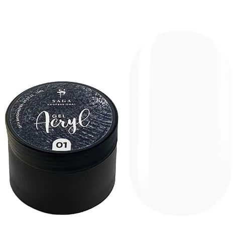 Saga AcryGel №1 прозрачный, 13 мл