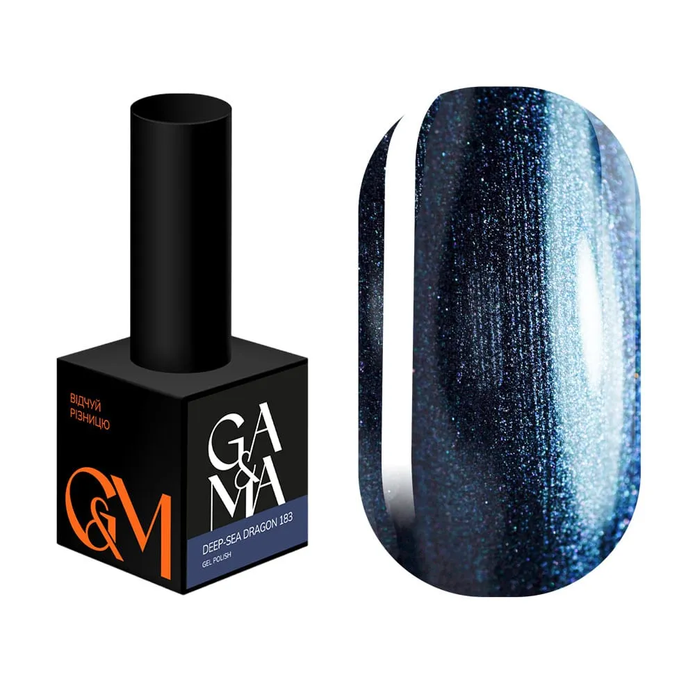 Гель-лак GÉMELY ex GA&MA №183, Night collection, Deep-Sea dragon, 10 мл