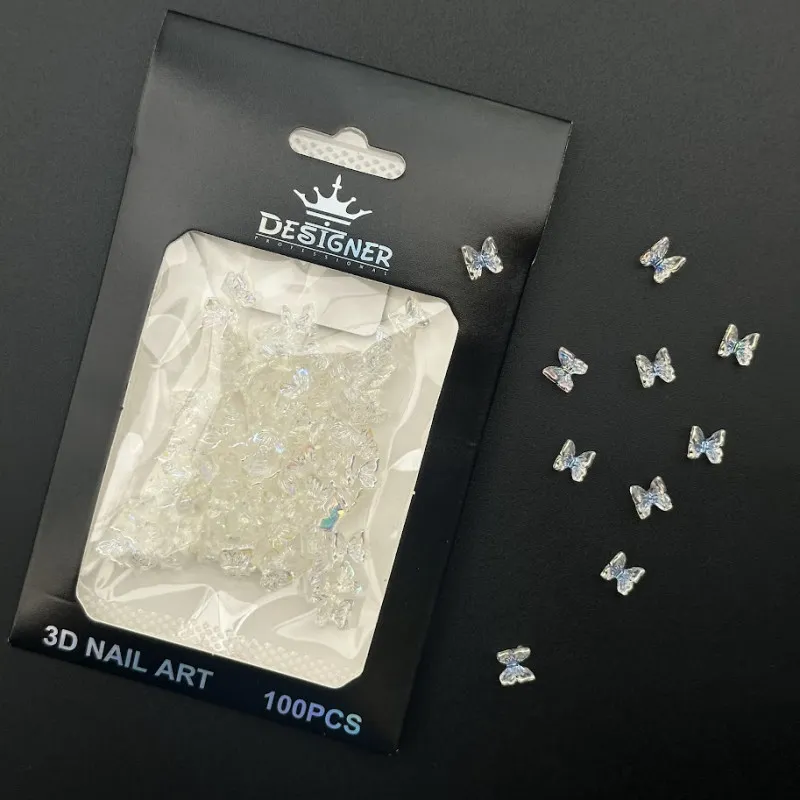 3D декор Designer для об'ємного дизайну "Метелики", 100 шт