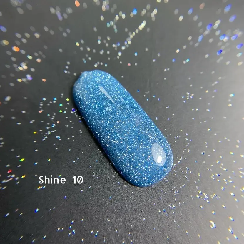 Гель-лак GÉMELY ex GA&MA Shine №10 светоотражающий, 10 мл