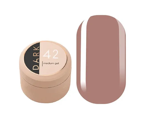 DARK Medium Gel №42, 15 мл, без пензлика