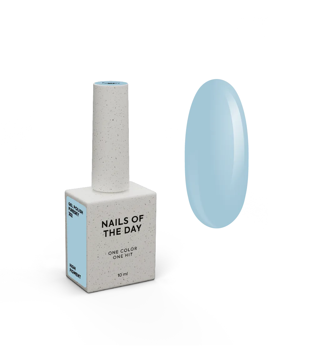 Gel polish NAILSOFTHEDAY Puresky-302, 10 мл