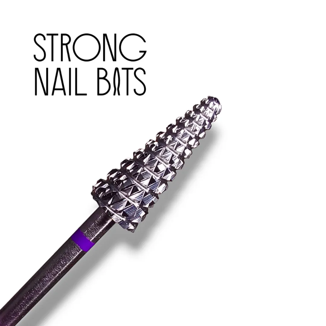 Фреза твердосплавна STRONG NAIL BITS PREMIUM конус фіолетова 0,60 см