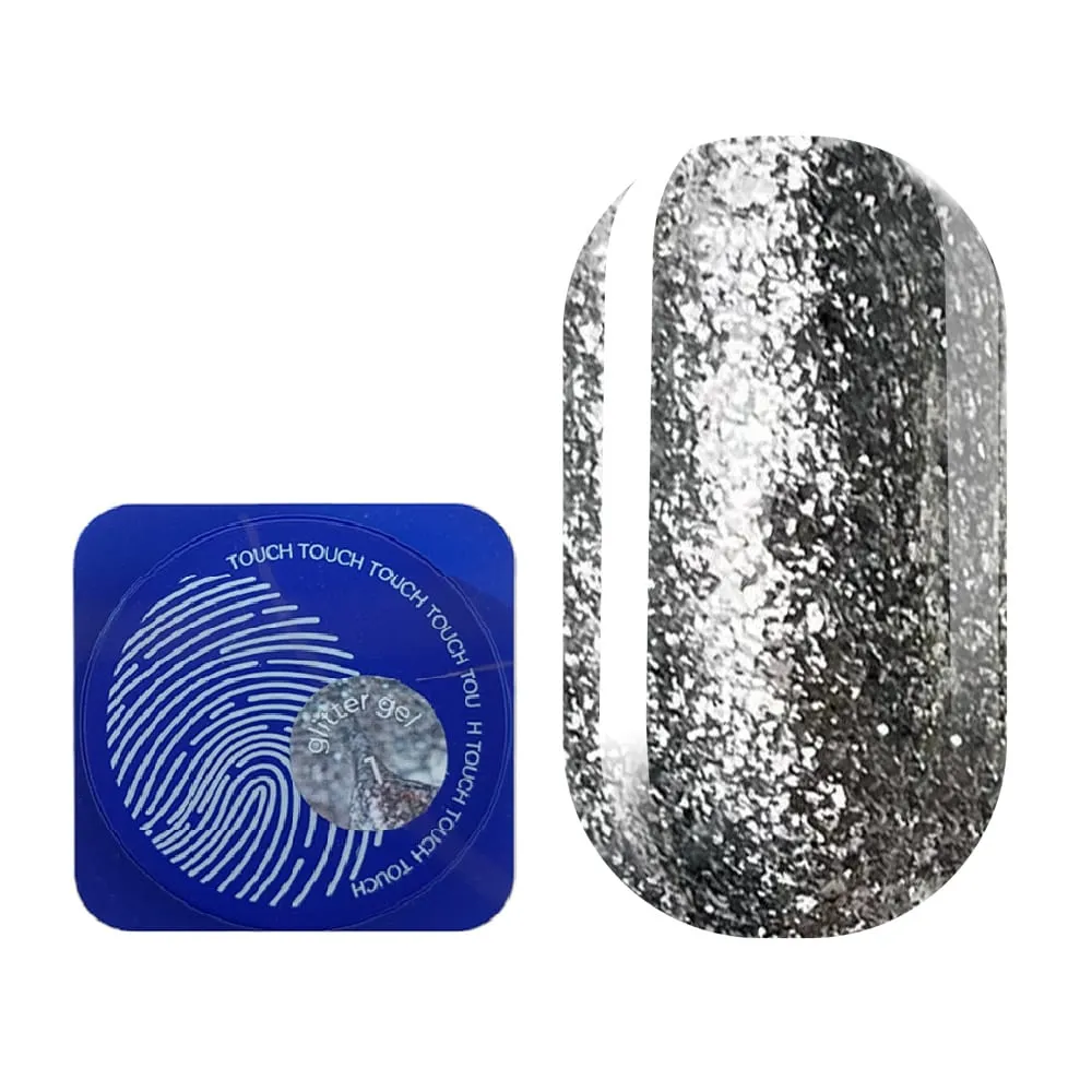Глітерний гель Touch Glitter Gel №1, 5 мл