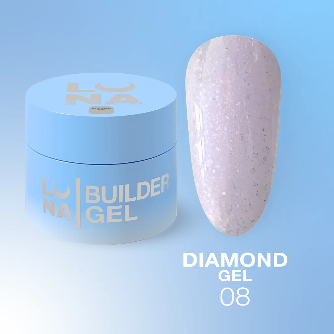 Гель для нарощування LUNA Diamond gel 8, 15 мл