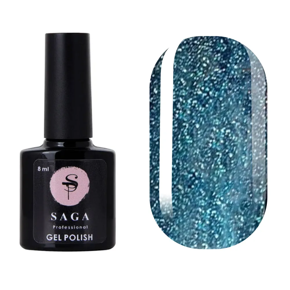 Гель-лак Saga Professional Fiery gel № 23 світловідбивний, 8 мл