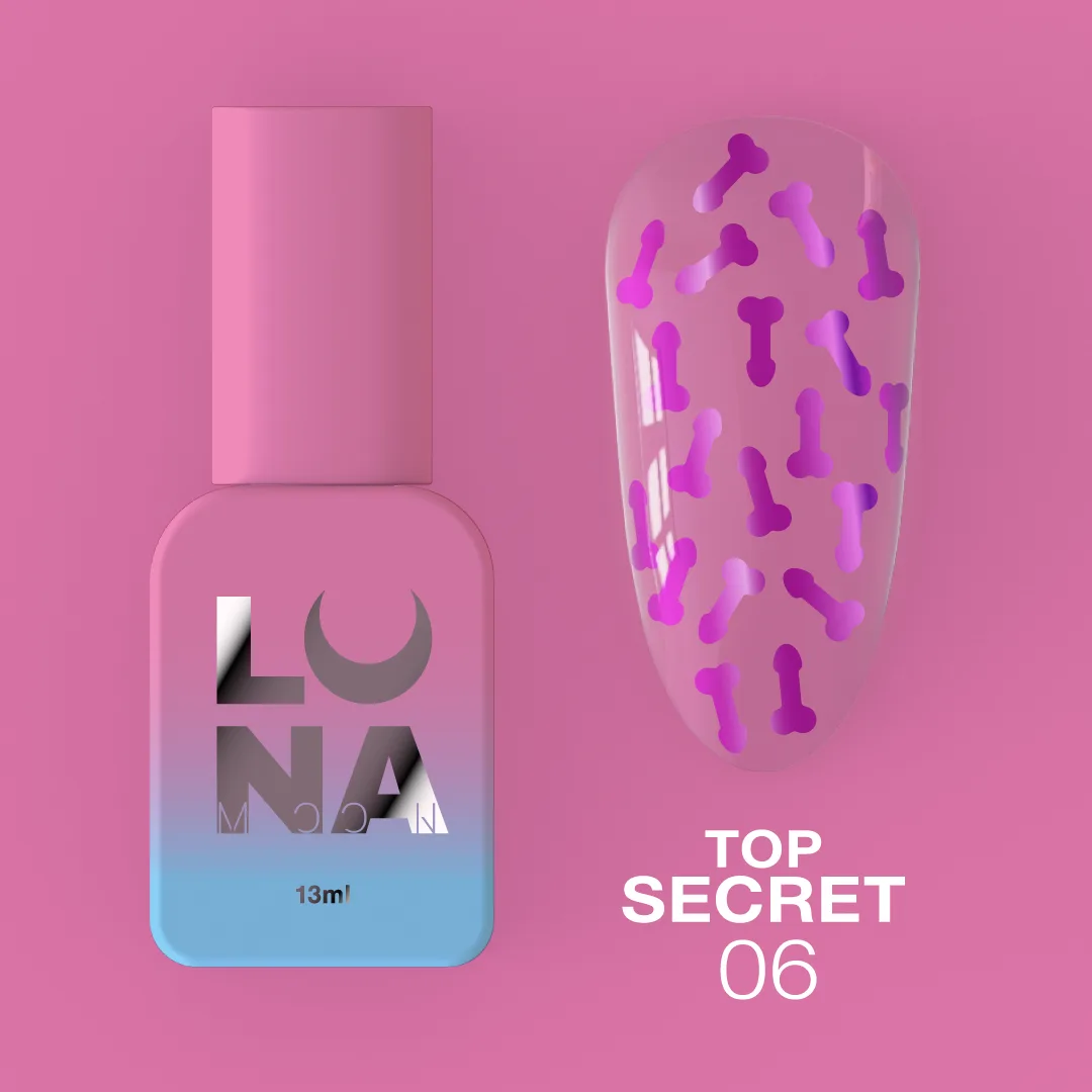 Топ для гель-лаку LUNA Secret №6, 13 мл