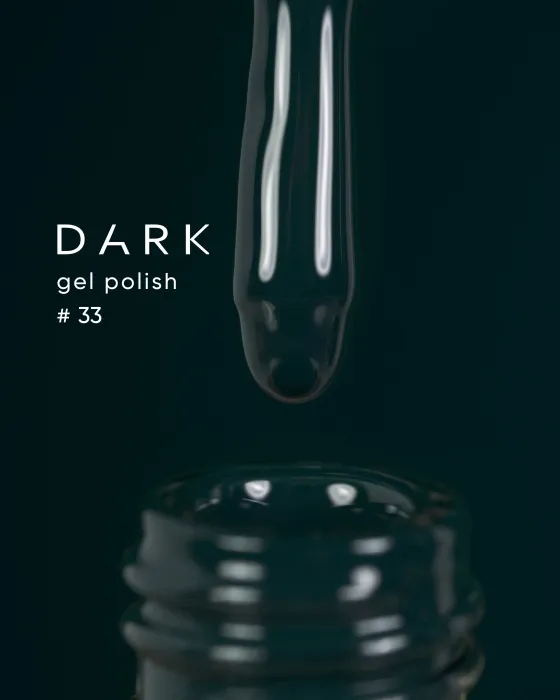 Гель-лак Dark gel polish №33, 10 мл