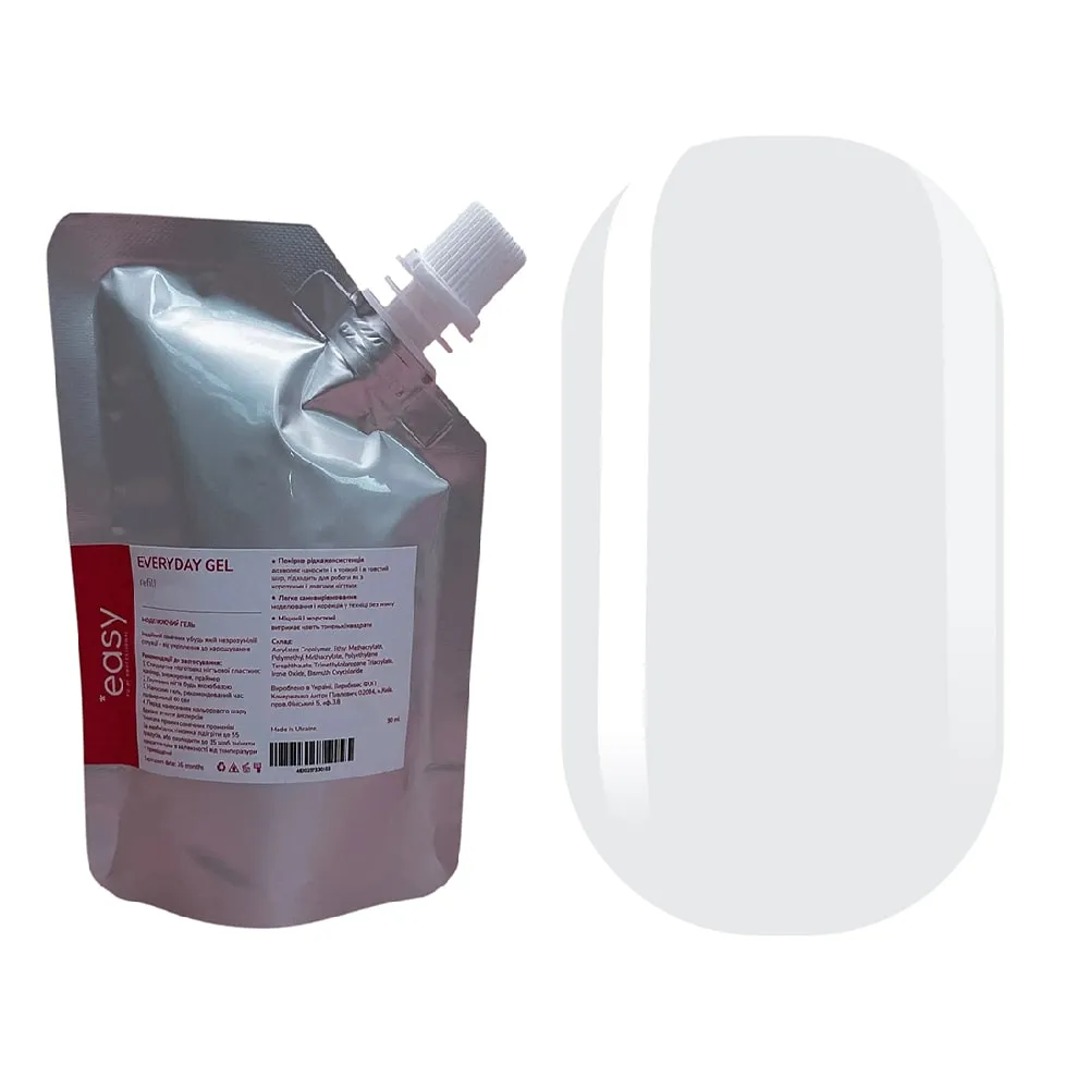 Моделирующий гель Easy Everyday Gel, Glass, 90 мл