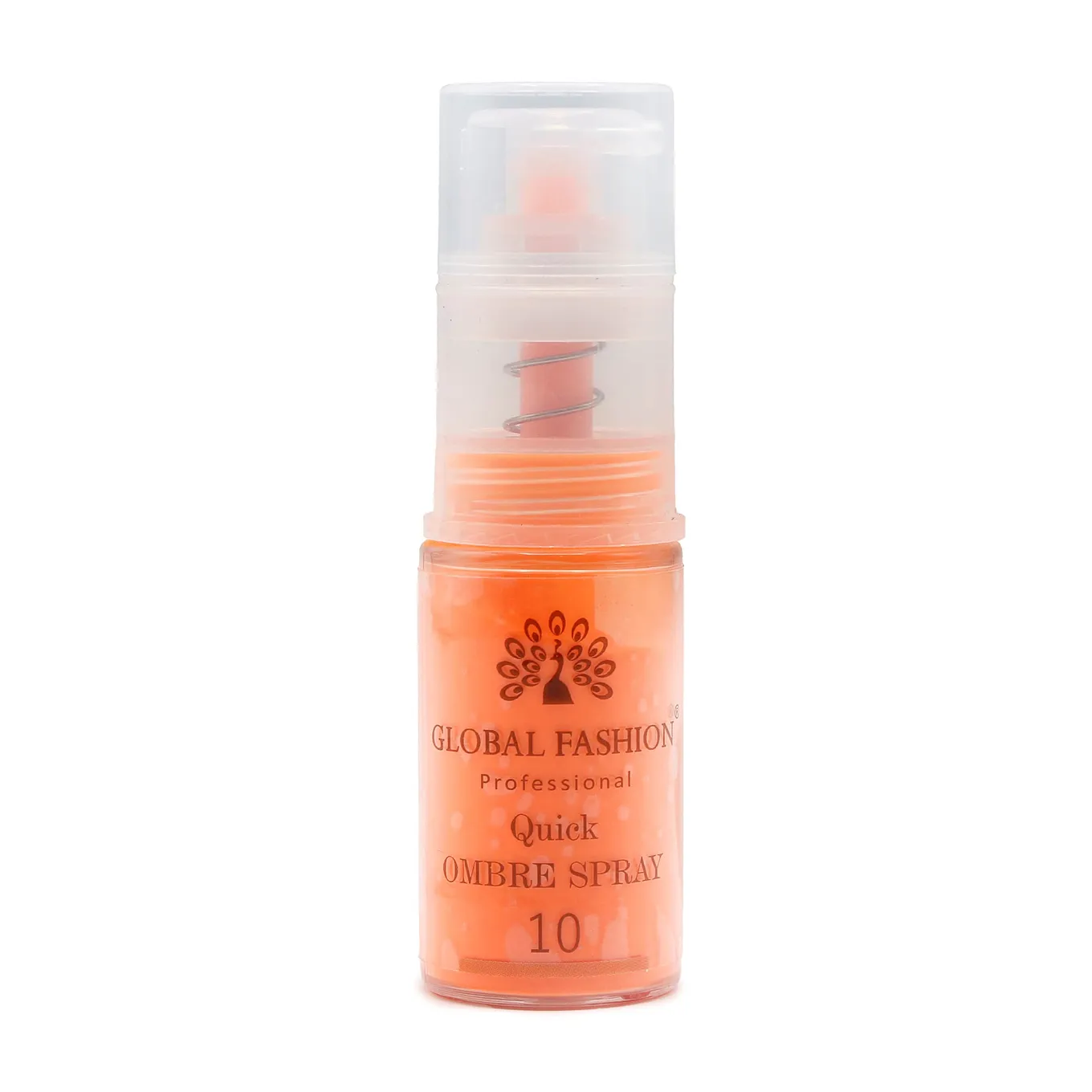 Сухий спрей для градієнта Global Fashion Ombre Spray №10, помаранчевий неоновий, 10 г