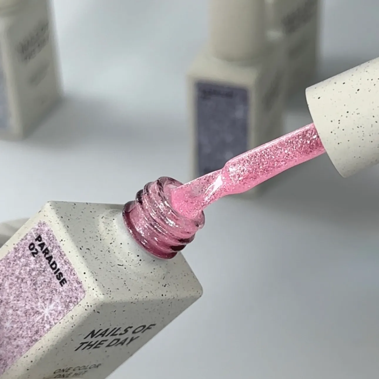 Гель-лак NAILSOFTHEDAY Let's special PARADISE №02, 10 мл - пудрово-рожевий