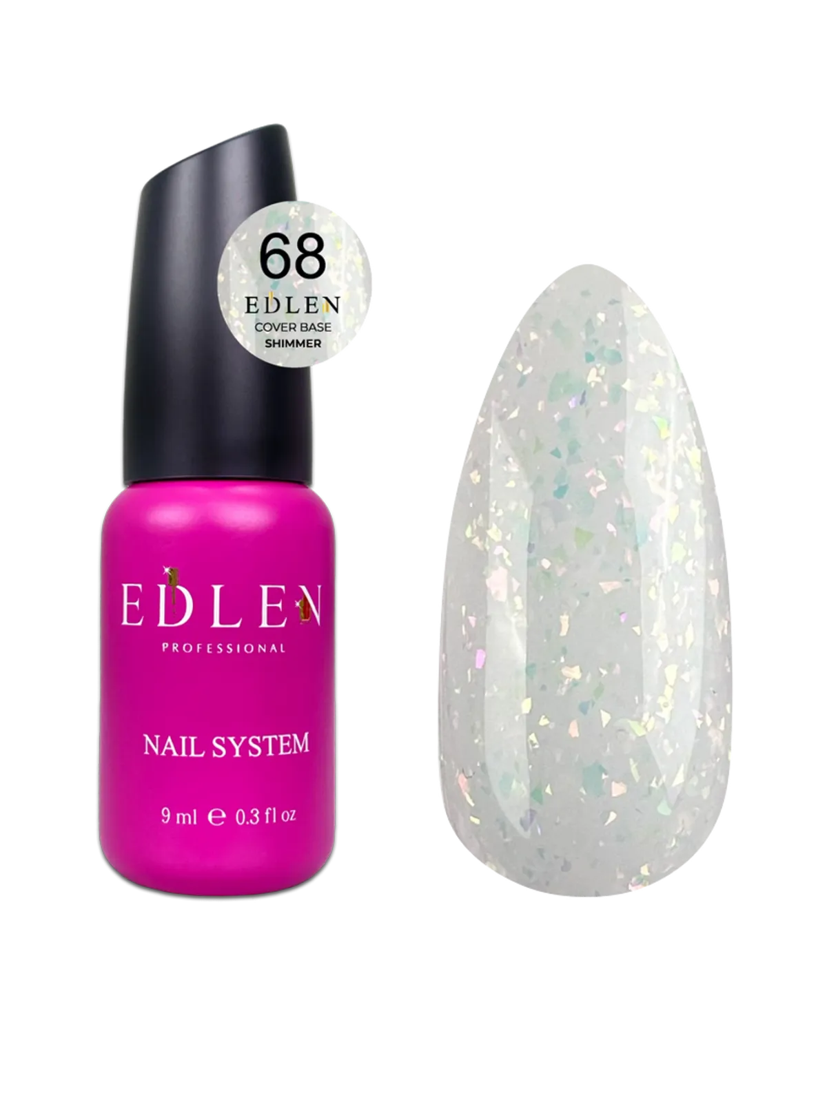 Edlen Cover base Shimmer №68, 17 мл