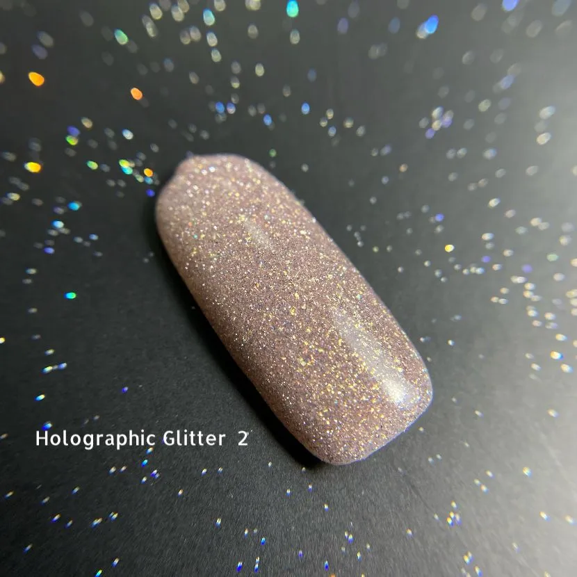 Гель-лак GÉMELY ex GA&MA Holographic Glitter №2, 10 мл