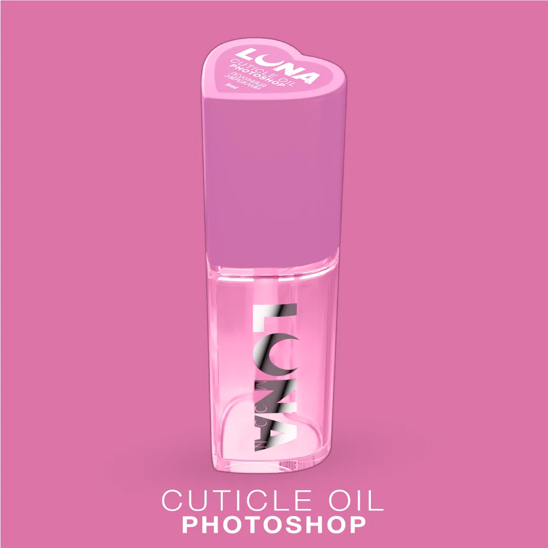 Сухое масло для кутикулы LUNA Photoshop Oil, с ароматом клубники со сливками, 5 мл