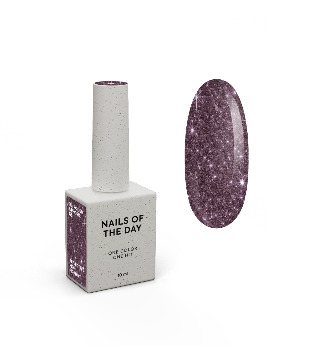Гель-лак NAILSOFTHENIGHT Euphoria—фіолетовий №355, 10 мл
