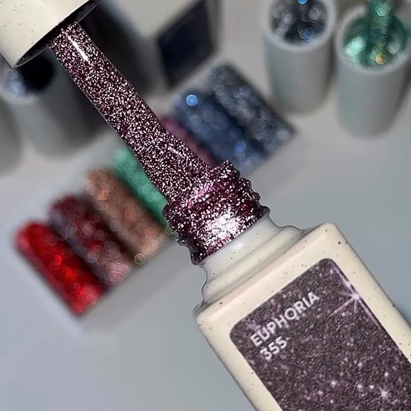 Гель-лак NAILSOFTHENIGHT Euphoria—фіолетовий №355, 10 мл