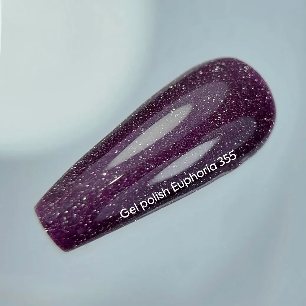 Гель-лак NAILSOFTHENIGHT Euphoria—фіолетовий №355, 10 мл