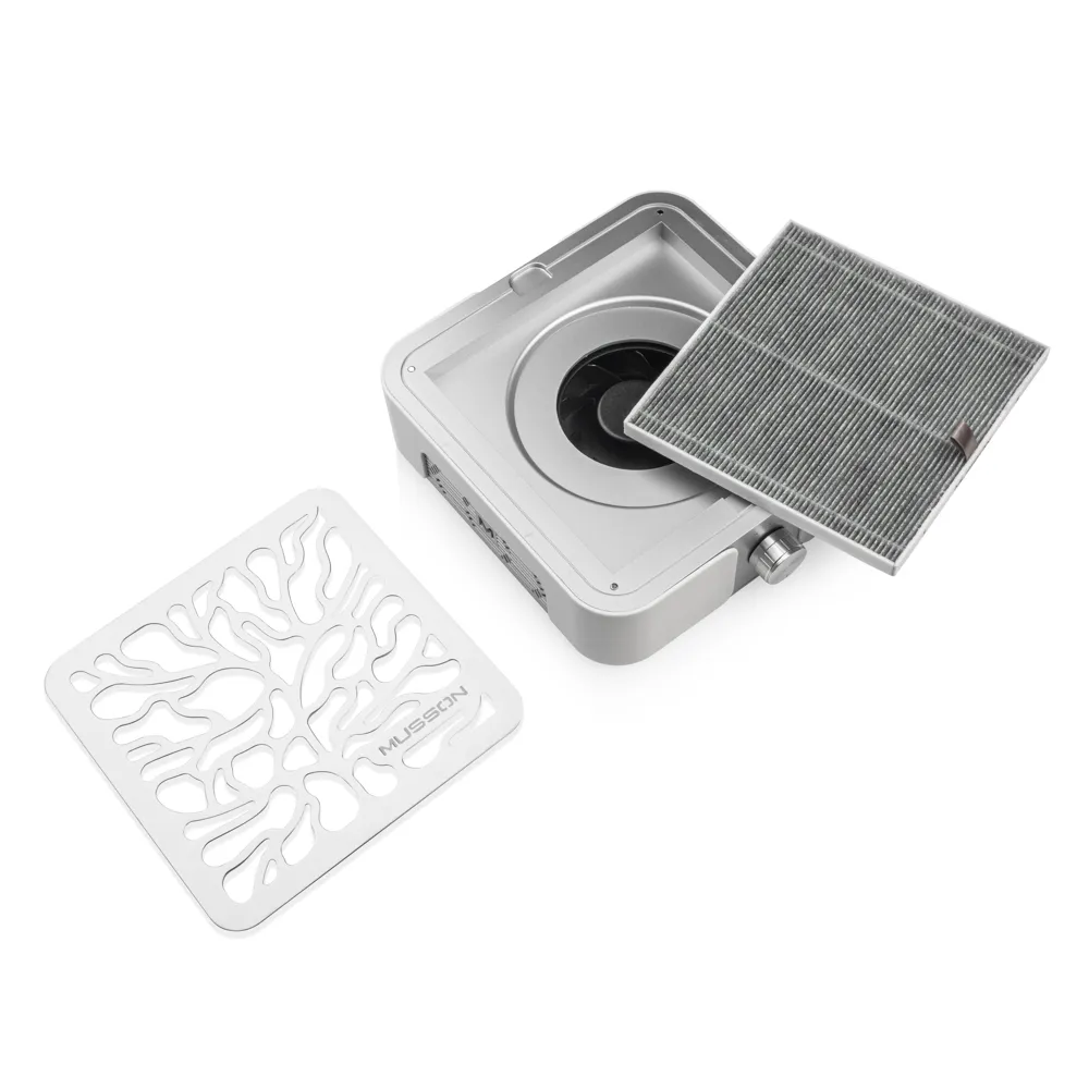 Витяжка для манікюру та педикюру MUSSON X3 Silver на 72W