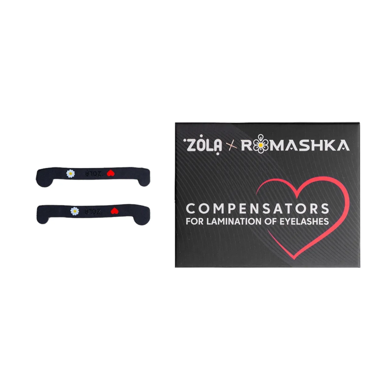 Компенсатори ZOLA для ламінування вій Romashka, 1 пара