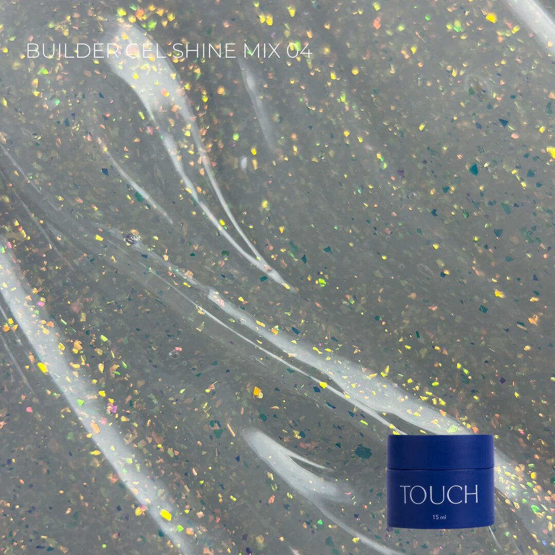 Touch Builder Gel Shine Mix №4, 15 мл