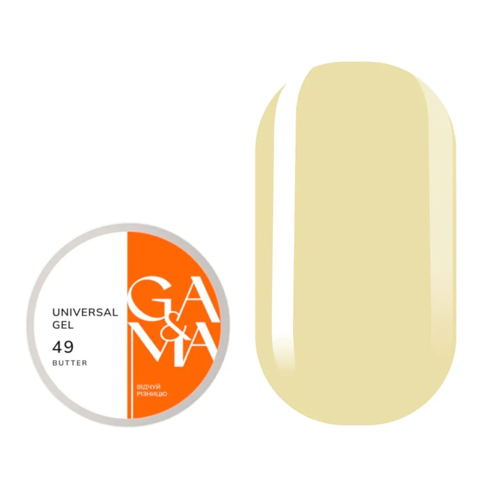 Рідкий гель GÉMELY ex GA&MA Universal gel №49 Butter, 30 мл