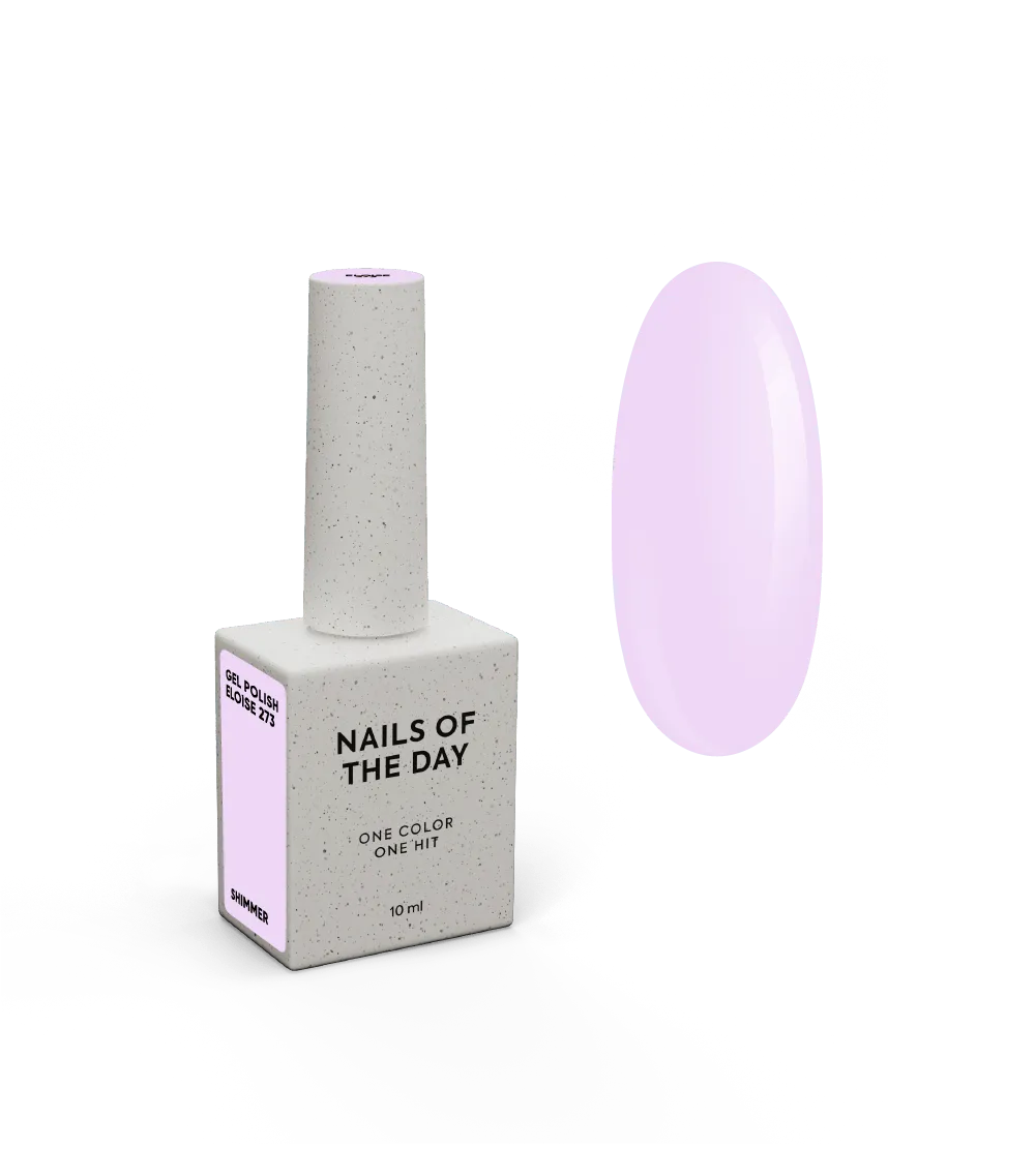 Гель-лак NAILSOFTHEDAY Let's special Eloisy - 273, 10 мл - холодний рожевий з дрібним шиммером