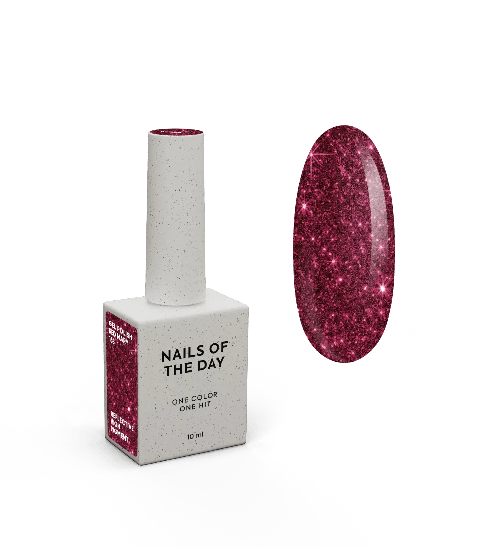 Гель-лак NAILSOFTHEDAY Let's special red - 125, 10 мл