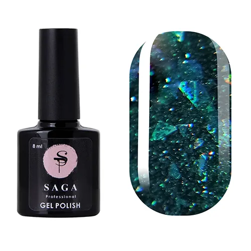 Гель-лак Saga Professional Fiery gel № 36 світловідбивний, 8 мл