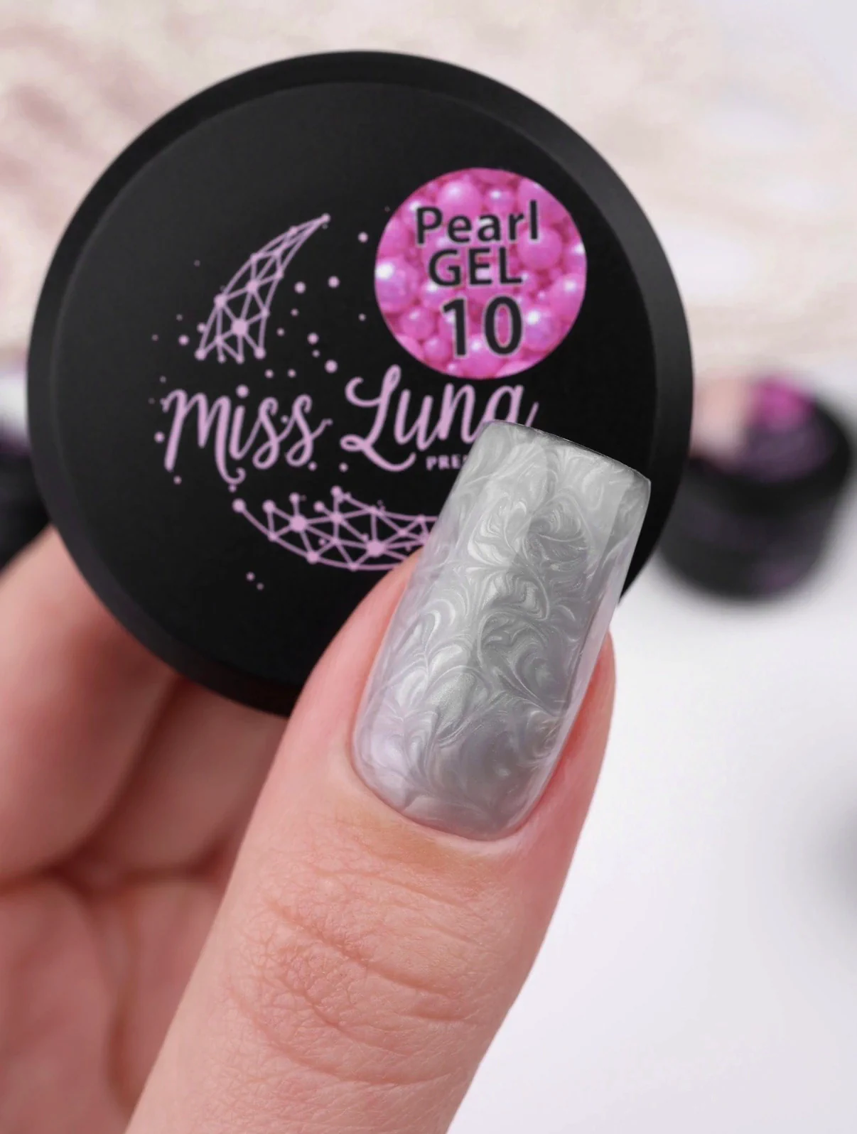 Pearl gel, Miss Luna Premium №10, 15 мл